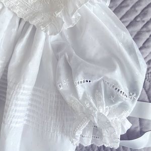 Exquisite full-length christening/baptism gown